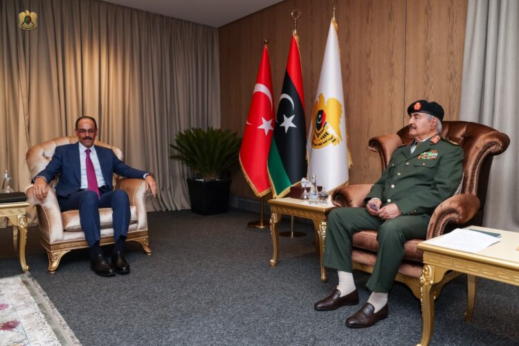 حفتر يبحث مع رئيس المخابرات التركية مواجهة الهجرة غير القانونية وتعزيز الأمن الإقليمي 2026