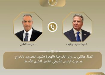 وزير الخارجية المصري والمبعوث الأمريكي يبحثان وقف إطلاق النار في غزة وملف إيران 2025