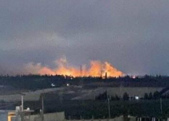 غارات إسرائيلية تستهدف دفاع جوي ومستودعات أسلحة جنوب شرق حمص الاثنين 8 سبتمبر 2025 "فيديو" 2025