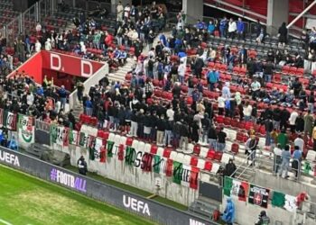 احتجاج إيطالي أثناء عزف النشيد الإسرائيلي 5 احتجاج إيطالي أثناء عزف النشيد الإسرائيلي 2025