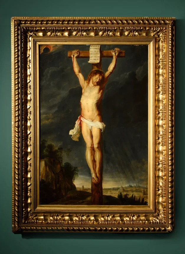 لوحة "المسيح على الصليب" لروبنز تُكتشف في قصر باريس وتُطرح بالمزاد 1 لوحة "المسيح على الصليب" لروبنز تُكتشف في قصر باريس وتُطرح بالمزاد 2025