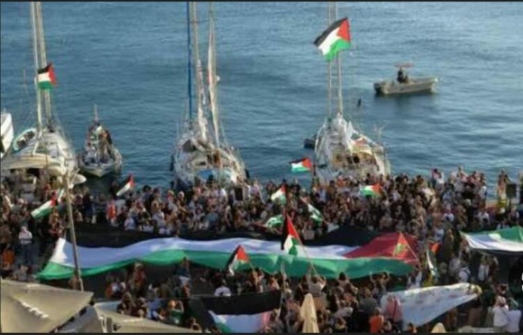 البحر يشتعل: معركة إنسانية وسياسية على شواطئ غزة .. قوارب الحياة تكسر الحصار " أسطول الصمود بين سيف إسرائيل وصمت العالم" 2025