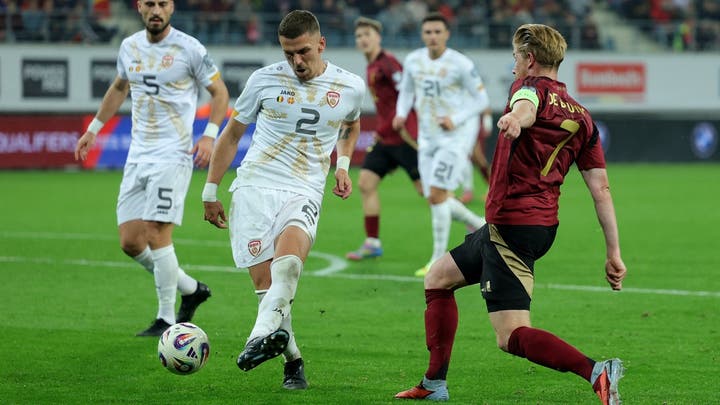 مفاجأة جنت: منتخب بلجيكا يتعثر أمام جدار شمال المقدونية 1 مفاجأة جنت: منتخب بلجيكا يتعثر أمام جدار شمال المقدونية 2025