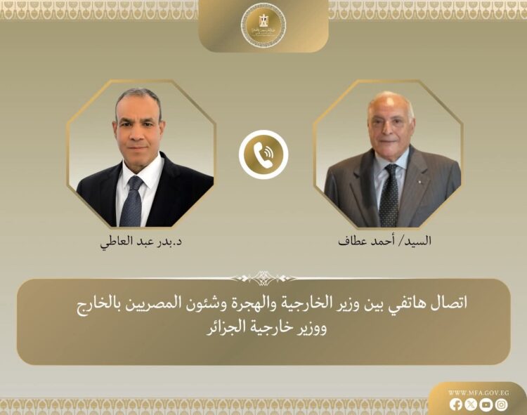 وزيرا خارجية مصر والجزائر يتفقان على دعم المسار السياسي في ليبيا ومتابعة قمة شرم الشيخ 2025