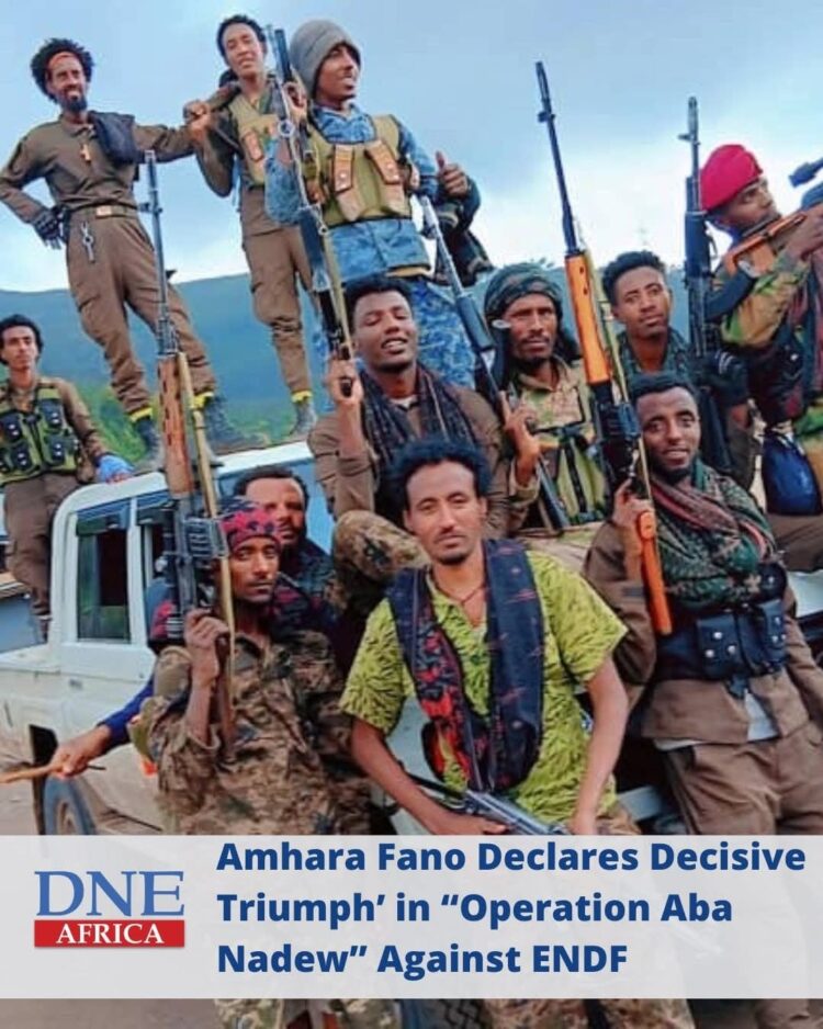 ضربة لآبي أحمد: فانو تعلن "انتصارًا مدويًا" في شرق أمهرة بشمال إثيوبيا "صور" 2026