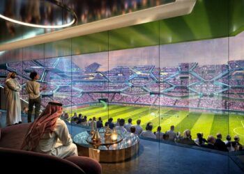 السعودية تكشف عن مشروع “نيوم سكاي ستاديوم”: استاد معلق على ارتفاع 350 مترًا في قلب “ذا لاين” 2025