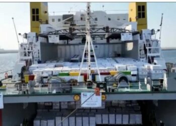 وصول سفينة مساعدات إماراتية إلى ميناء العريش المصرى لدعم غزة 2025