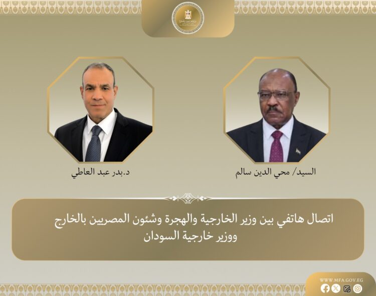 مصر تشدد على "وحدة السودان".. اتصال هاتفي بين عبد العاطي وسالم لبحث التسوية الشاملة 2026