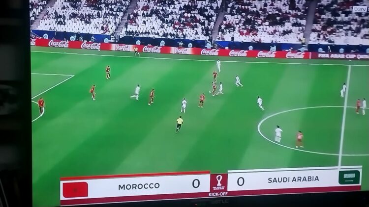 المغرب يتقدم بهدف فى مرمى السعودية بالشوط الاول في ليلة الأعصاب بكأس العرب 2025
