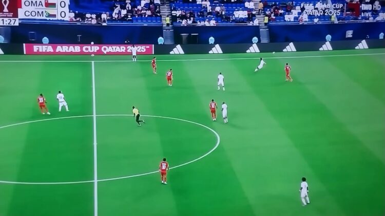 منتخب سلطنة عمان يتقدم بهدفين على منتخب جزر القمر فى الشوط الأول من مباراتهما فى كأس العرب بقطر 2025
