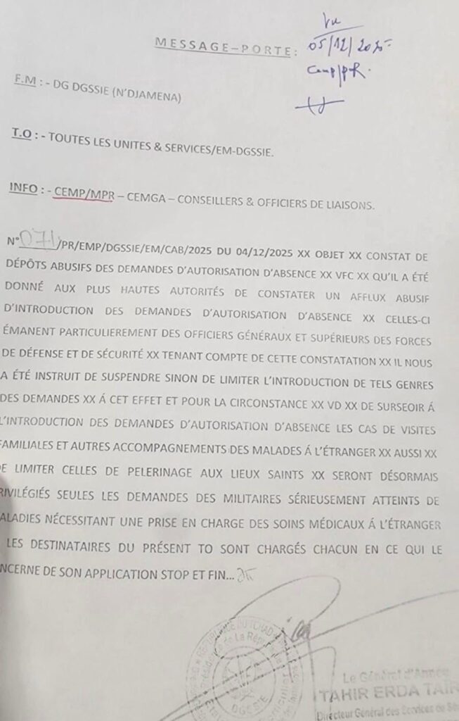 المنفى المصري يُعيد رسم خريطة النفوذ العسكري في تشاد "صورة" 2025