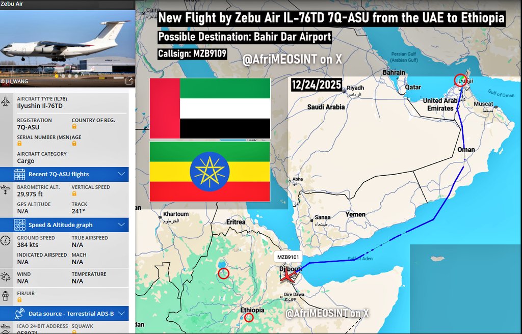 الإمارات تُسلح الدعم السريع عبر إثيوبيا: حظيرتي طائرات جديدتين في بني شنقول-قمز 2025