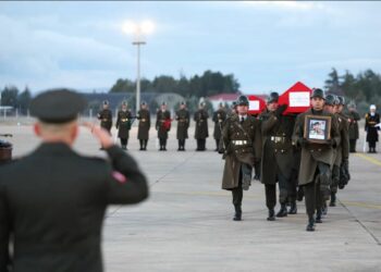 تركيا : مراسم عسكرية فى أنقرة لتودّيع ضحايا الطائرة الليبية المنكوبة 2025