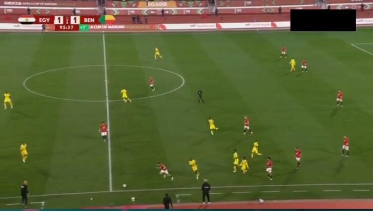 تعادل منتخب مصر ومنتخب بنين 1/1 ولعب الفريقين لوقت اضافى فى الدور 16فى بطولة كأس الأمم الإفريقية بالمغرب 2026
