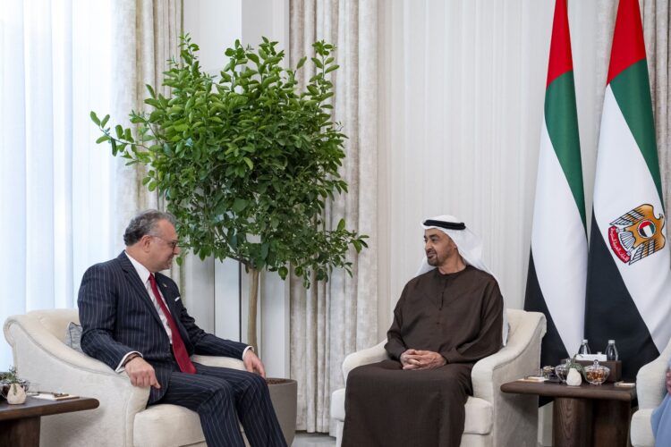 محمد بن زايد يستقبل مسعد بولس 2026