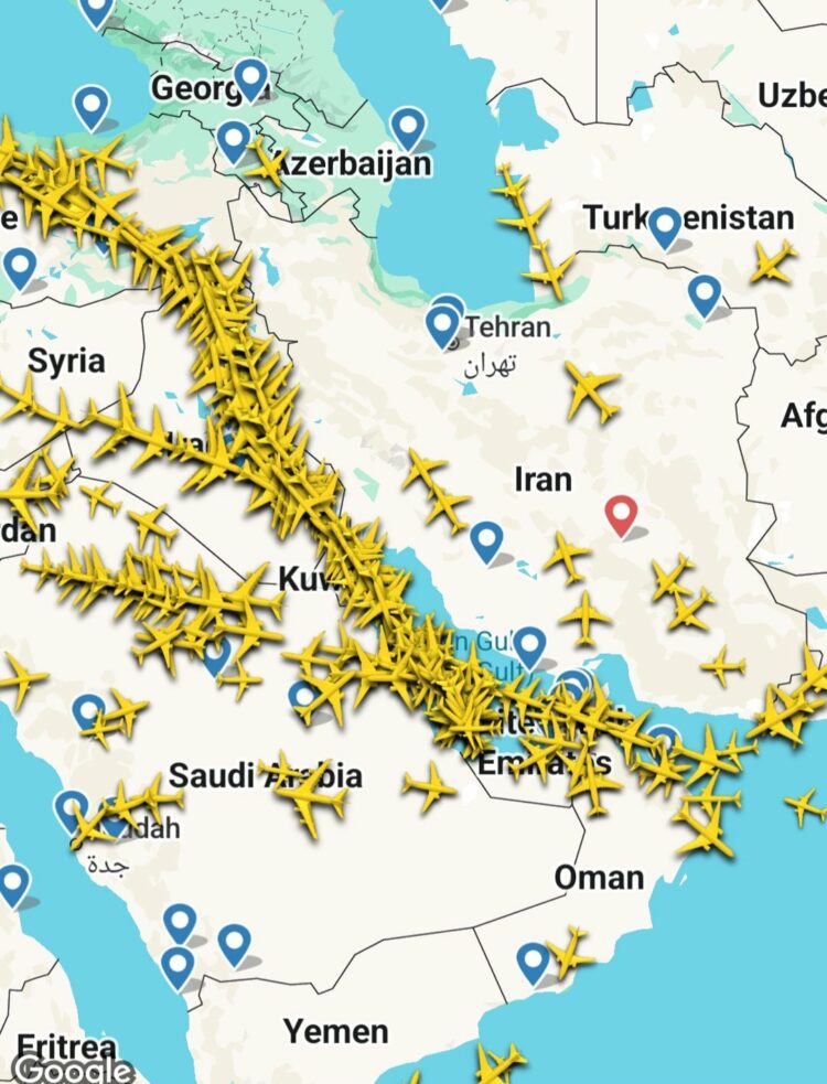 تكاليف إضافية وزمن أطول: كيف أثرت احتجاجات إيران 2026 على حركة الطيران الخليجي؟ 1 تكاليف إضافية وزمن أطول: كيف أثرت احتجاجات إيران 2026 على حركة الطيران الخليجي؟ 2026