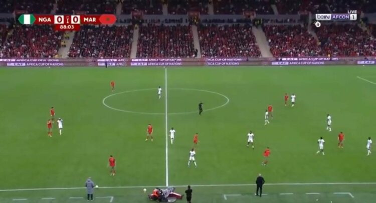 فوز المغرب على نيجيريا بضربات الترجيح 4/2 وصعوده إلى الدور النهائى لمقابلة السنغال فى المباراة النهائية ببطولة كأس الأمم الإفريقية 2026