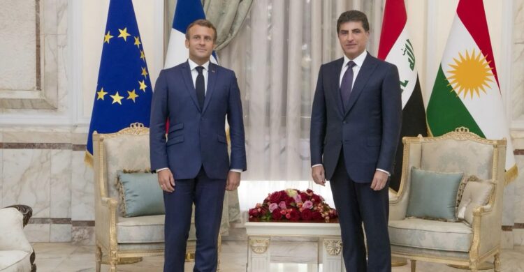 بارزاني وماكرون يدعوان للتنفيذ الفوري لـ "اتفاق 10 آذار" بين قسد ودمشق 2026